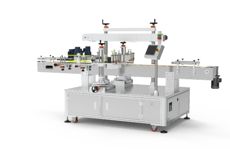 玻璃瓶雙面貼標機
