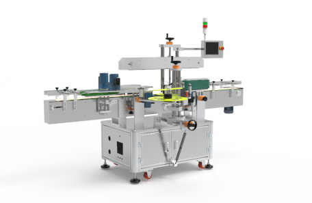 橄欖油單標(biāo)側(cè)面貼標(biāo)機