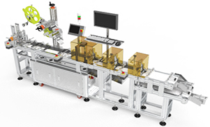 包裝袋分頁貼標機