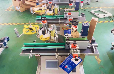 桌面式圓瓶不干膠貼標機發貨定制圖 桌面式圓瓶不干膠貼標機發貨